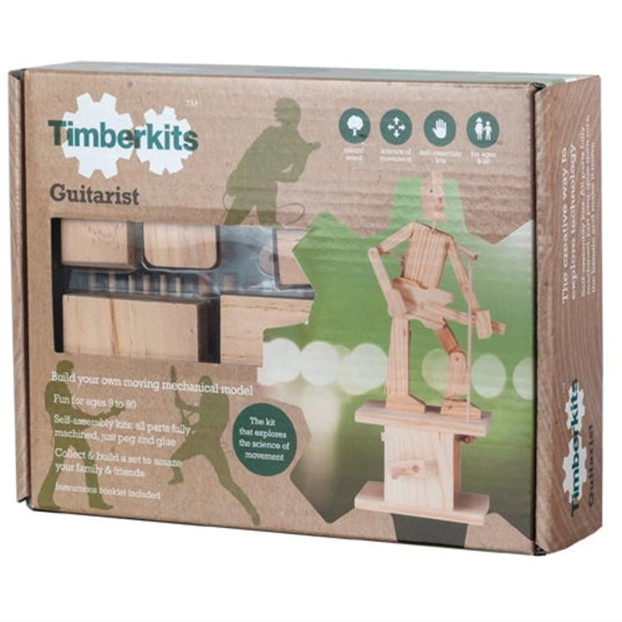 Educational Toys Timberkits | Wooden Guitarist Model