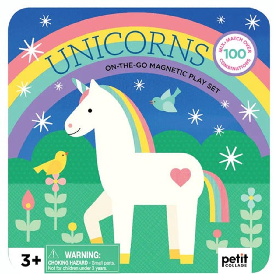 Toys & Games Petit Collage | Unicorns On The Go Magnets