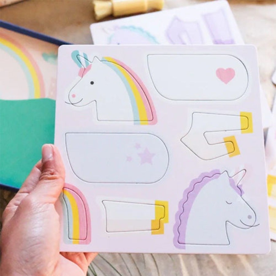 Toys & Games Petit Collage | Unicorns On The Go Magnets