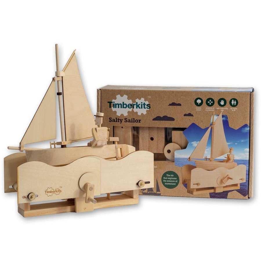 Wooden Toys Timberkits | Wooden Salty Sailor Model