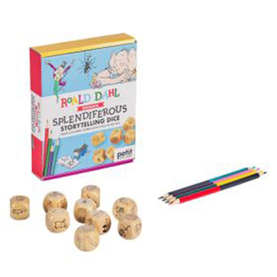 Educational Toys Petit Collage | Roald Dahl Story Telling Dice