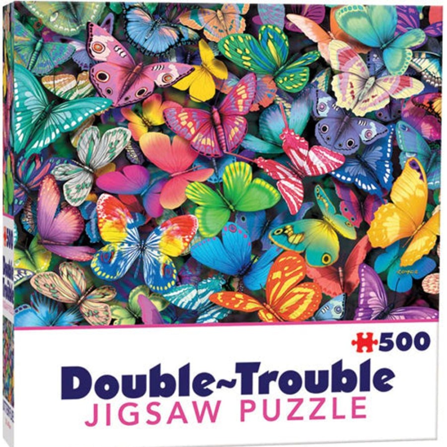 Toys & Games Whirligig Toys | Butterflies Double Trouble Jigsaw Puzzle