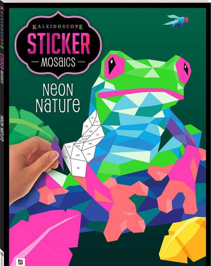 Arts & Crafts Hinkler | Neon Nature Sticker Book