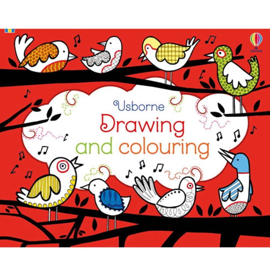 Toys & Games Usborne | Drawing And Colouring Pad