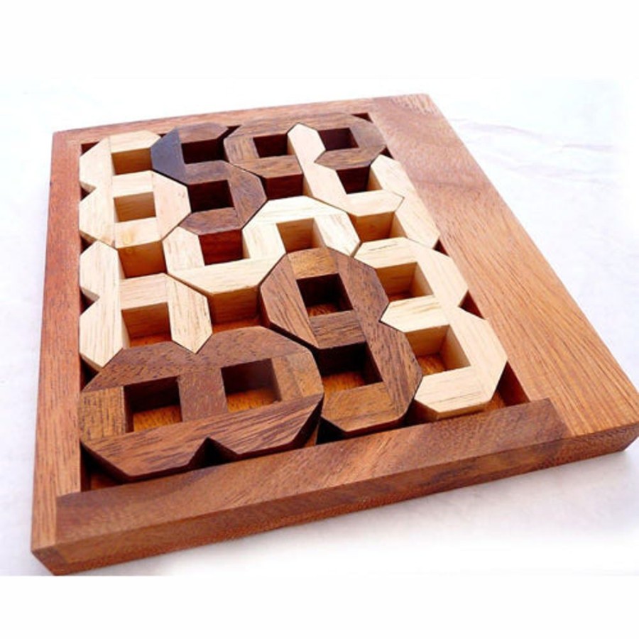 Toys & Games Whirligig Toys | Wooden Number Puzzle