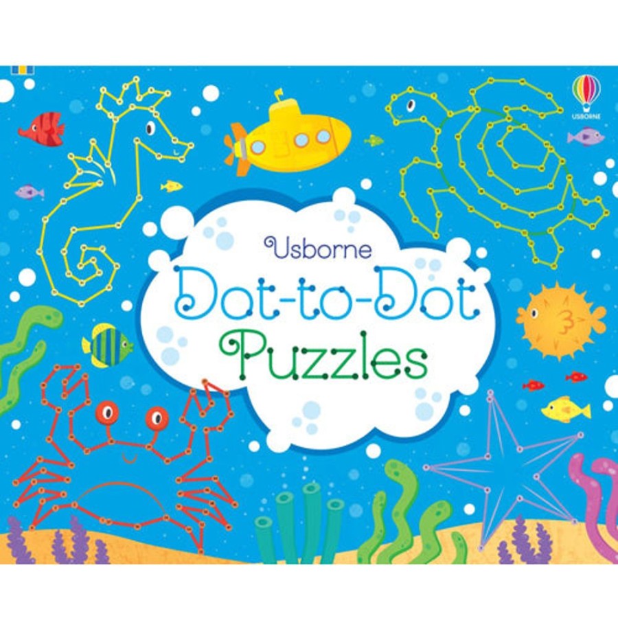 Toys & Games Usborne | Dot To Dot Drawing Pad