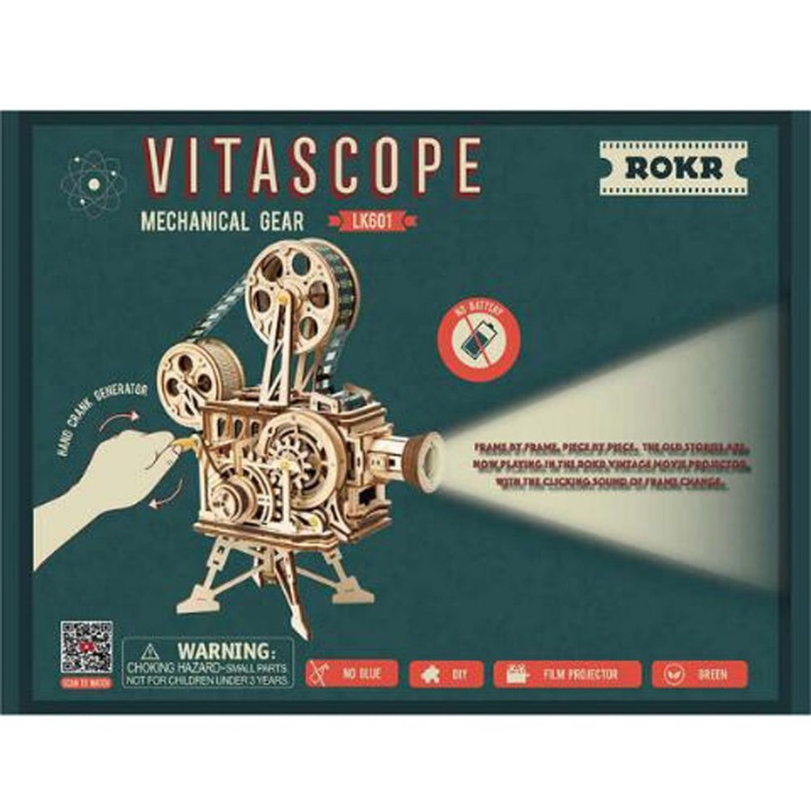 Wooden Toys Robotime | Vitascope Mechanical Model