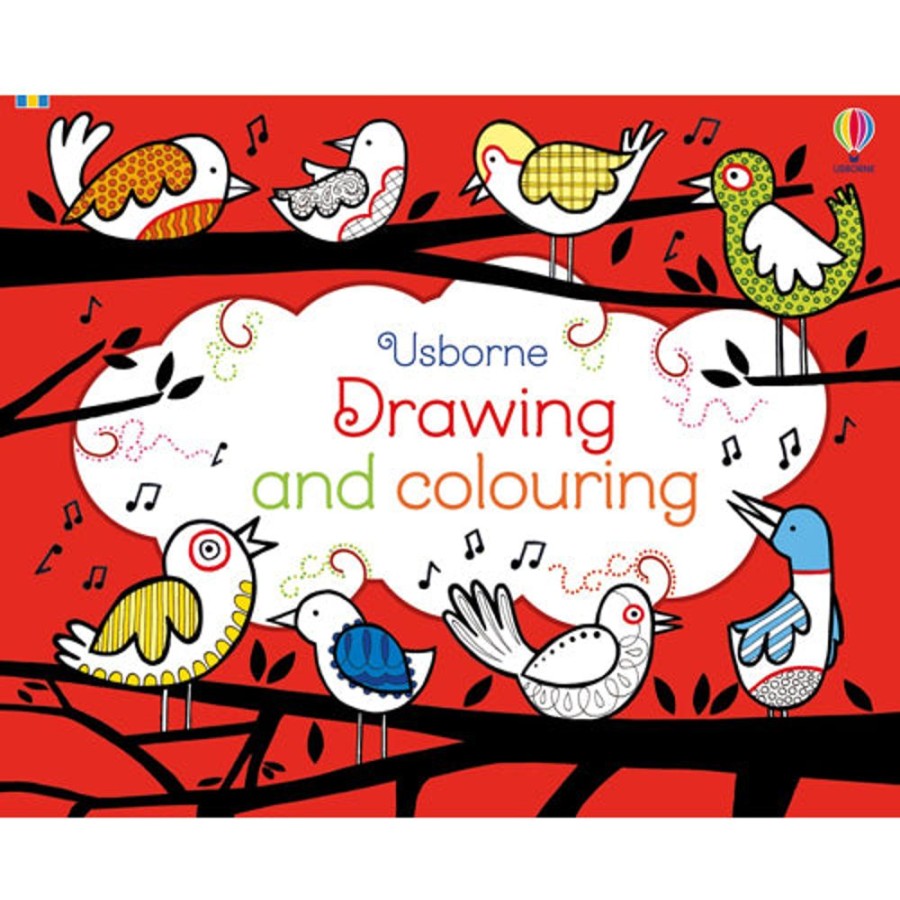 Arts & Crafts Usborne | Drawing And Colouring Pad