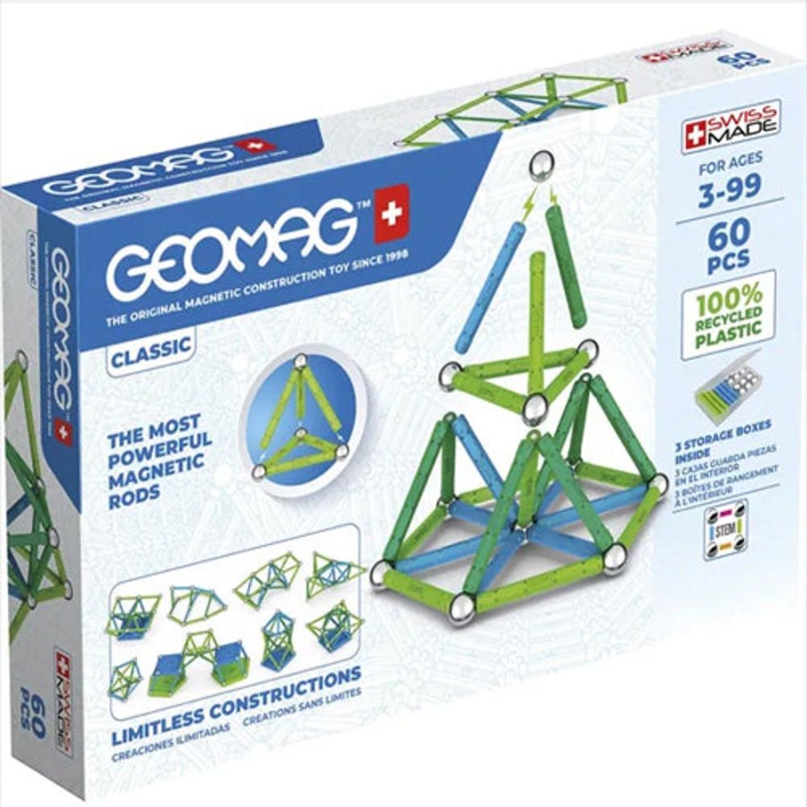 Wooden Toys Geomag | Geomag Original Magnet Set