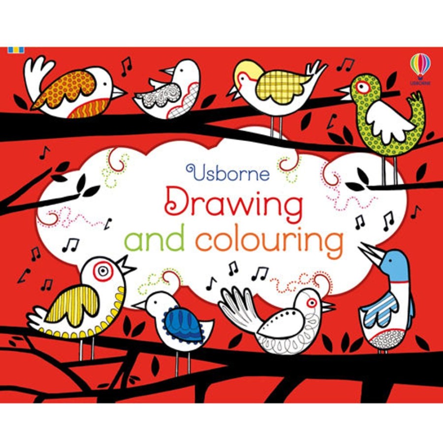 Toys & Games Usborne | Drawing And Colouring Pad