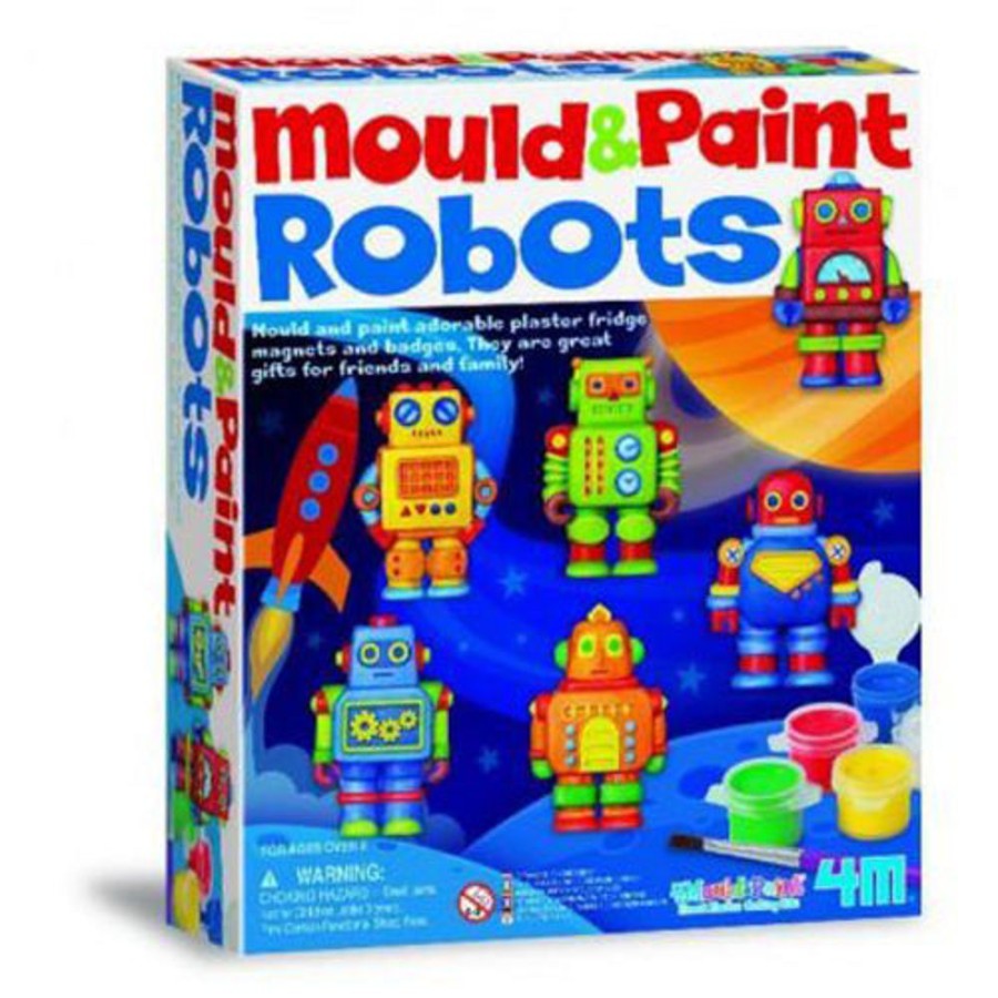 Arts & Crafts 4M | Mould And Paint Robots