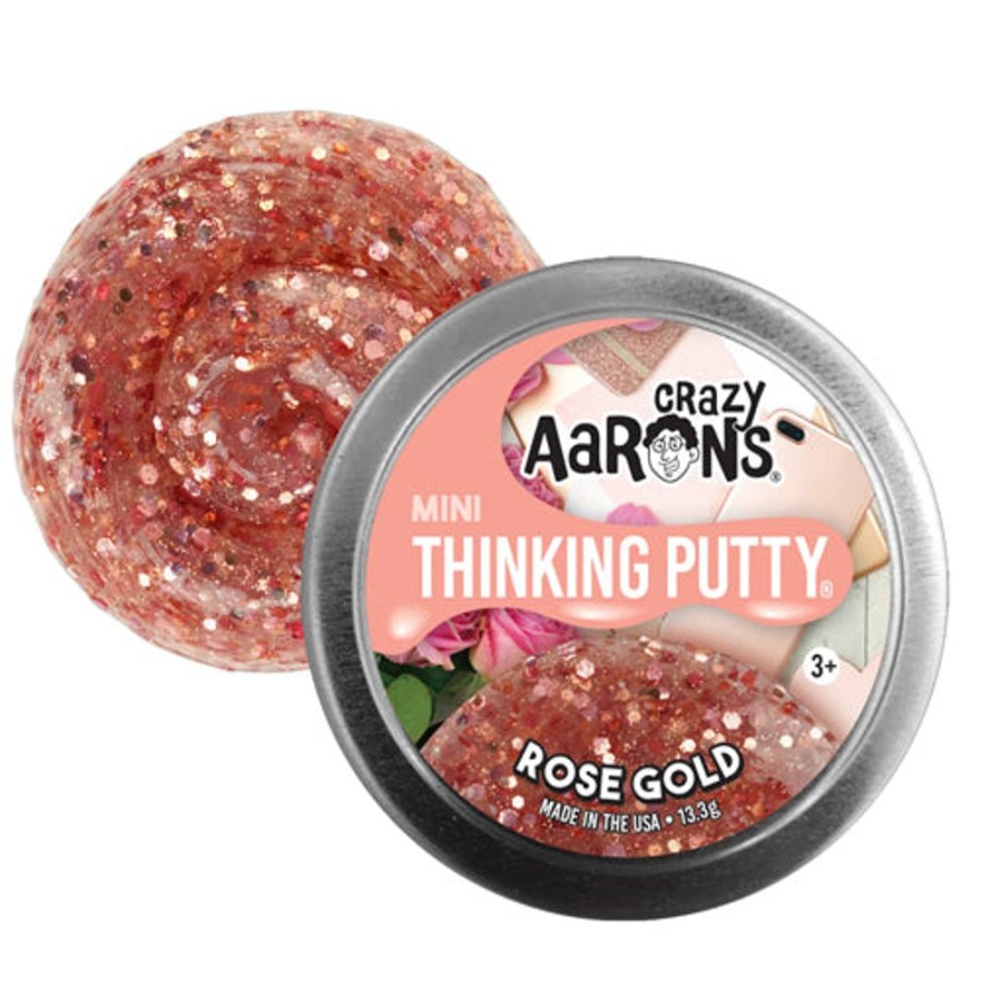 Toys & Games Crazy Aaron | Crazy Aaron'S Thinking Putty - Rose Gold Mini Tin