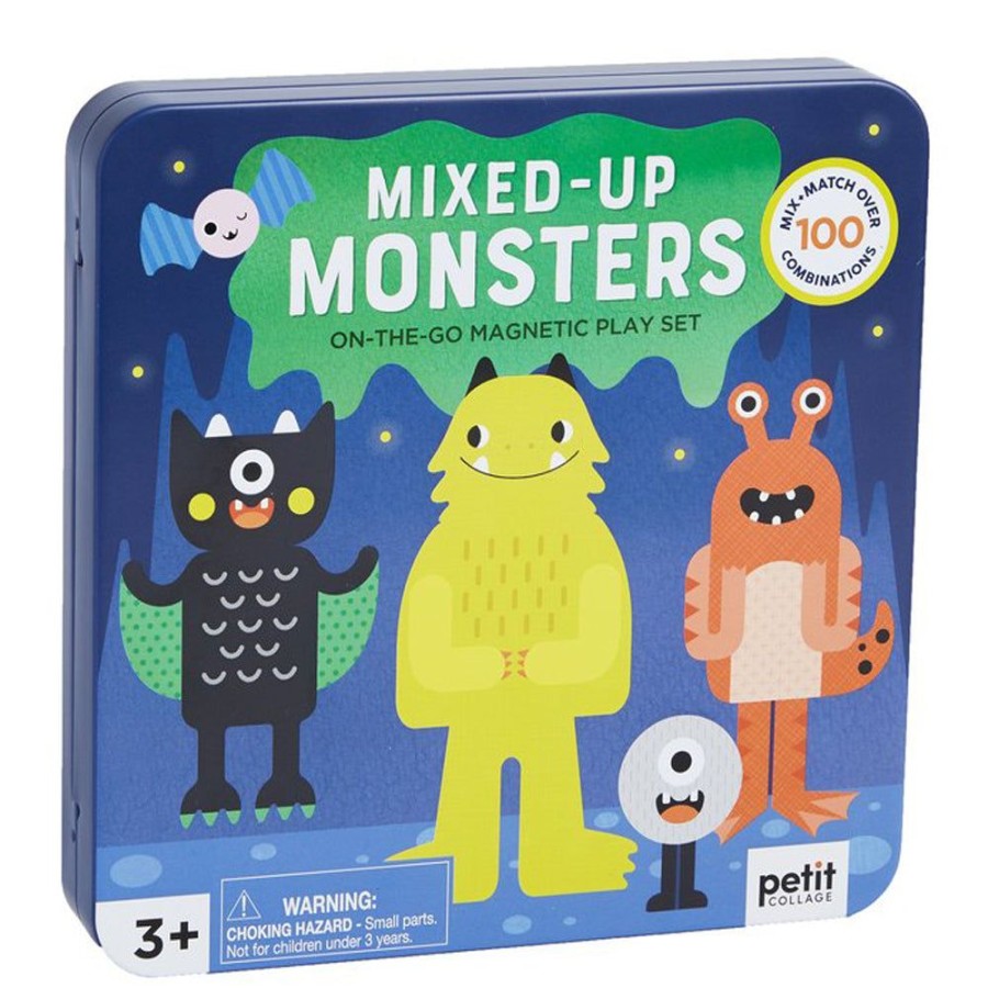 Toys & Games Petit Collage | Mixed Up Monster Magnets