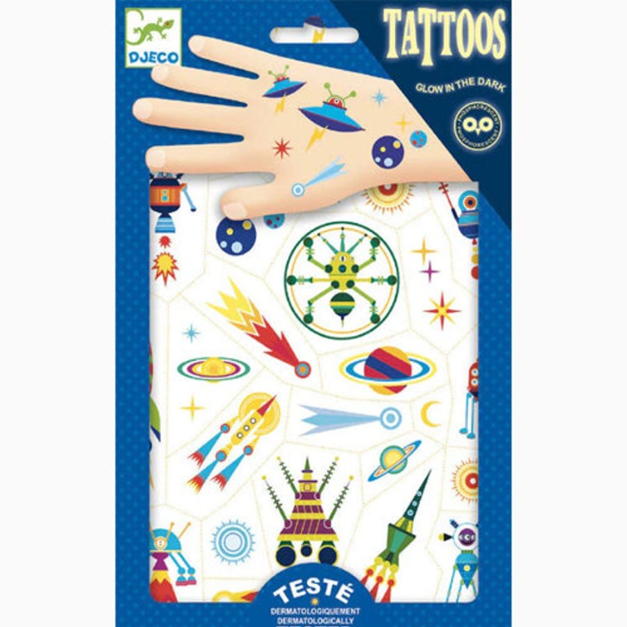 Toys & Games Djeco | Space Temporary Tattoos