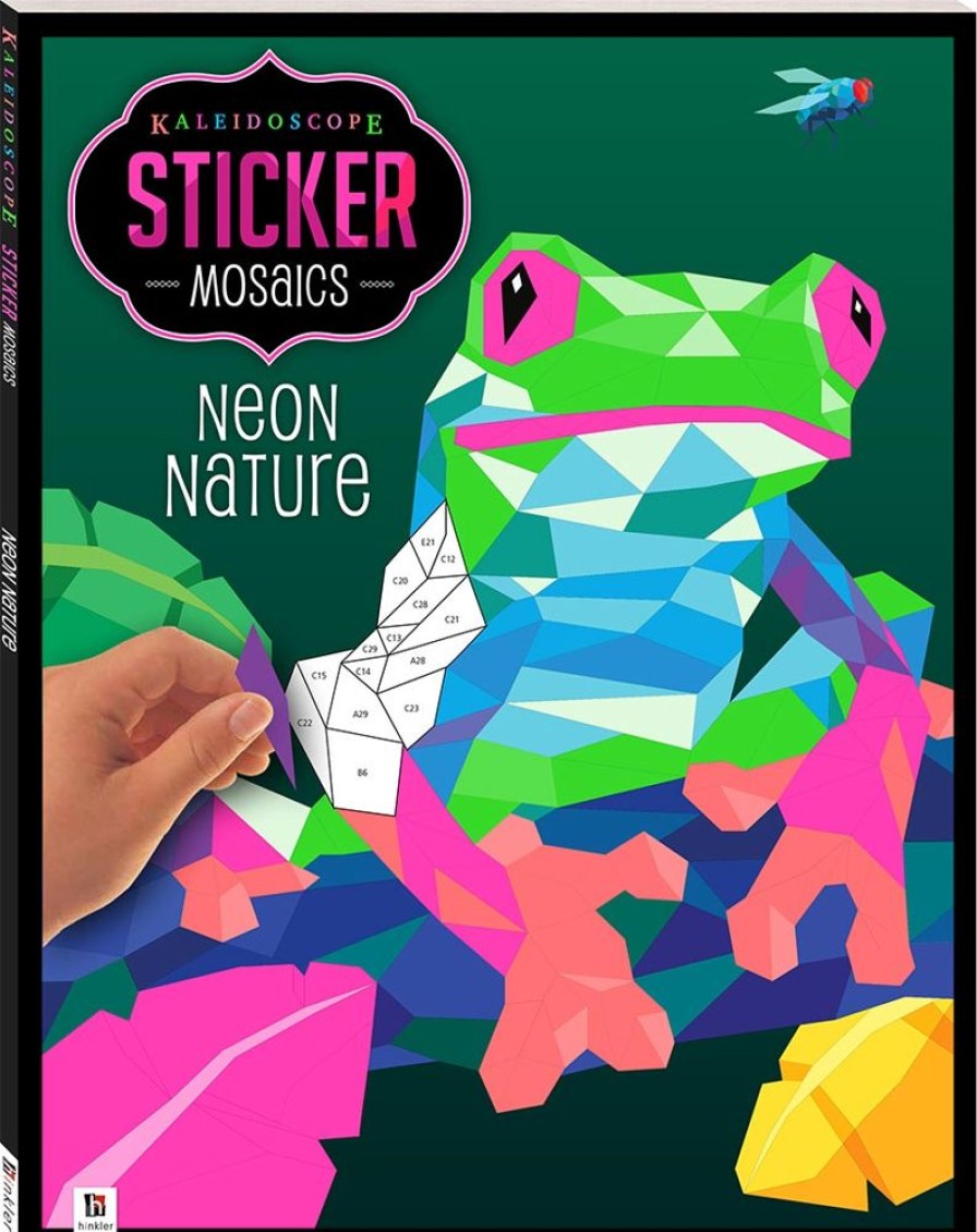 Arts & Crafts Hinkler | Neon Nature Sticker Book