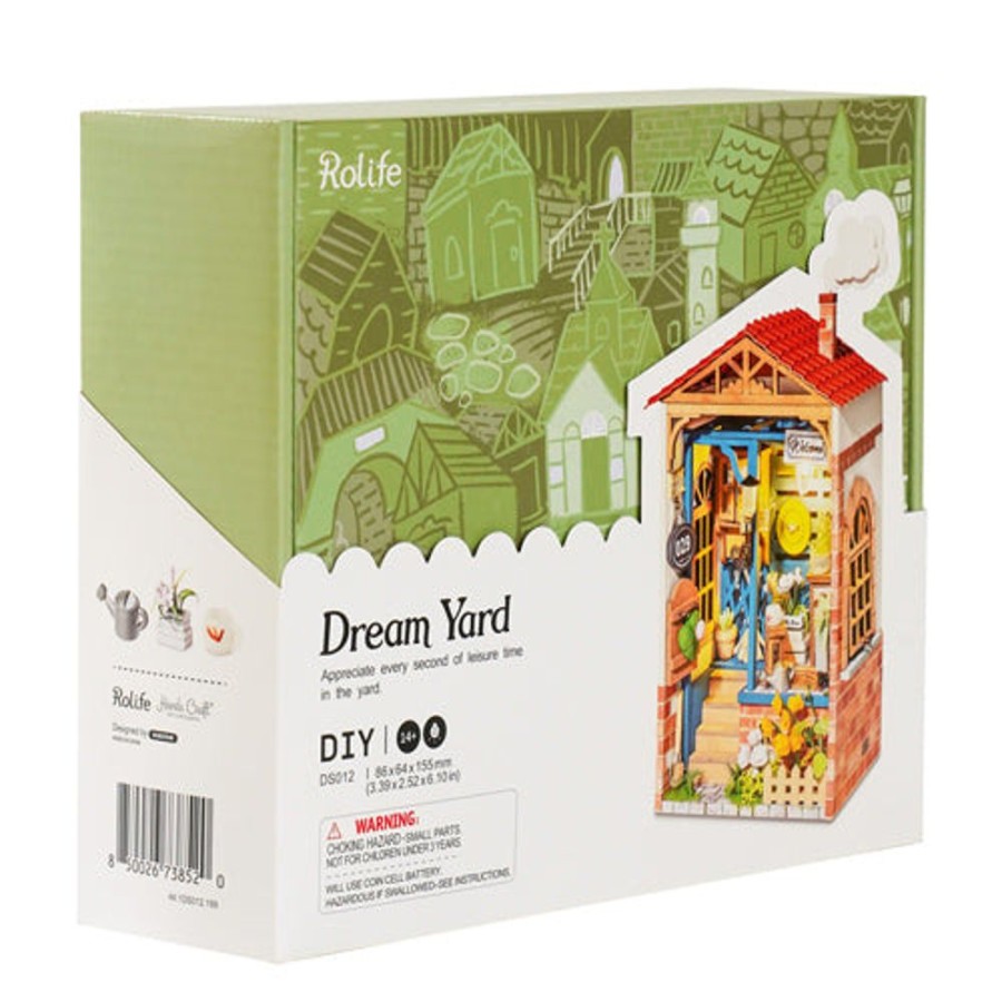 Wooden Toys Robotime | Dream Yard Miniature House