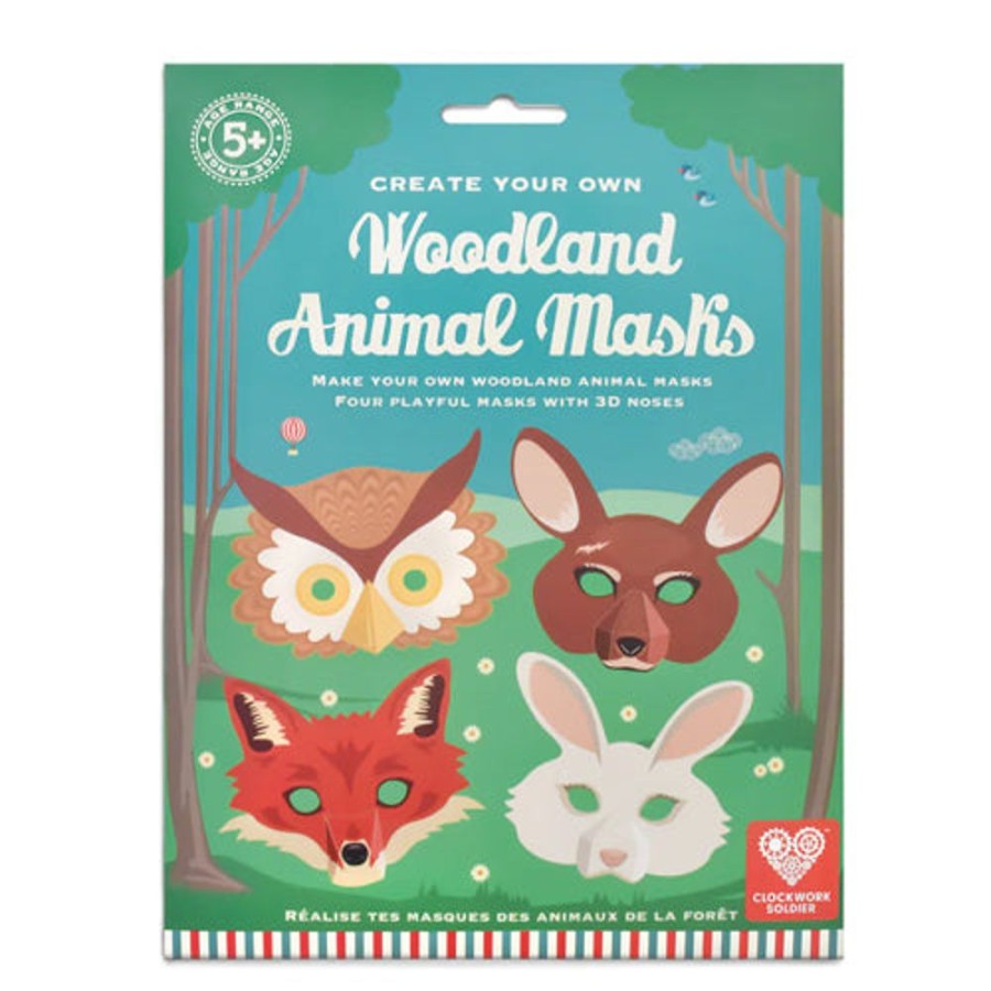 Arts & Crafts Clockwork Soldier | Woodland Animal Masks