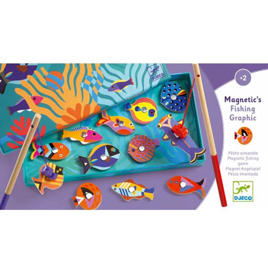 Wooden Toys Djeco | Magnetic Fishing Graphic