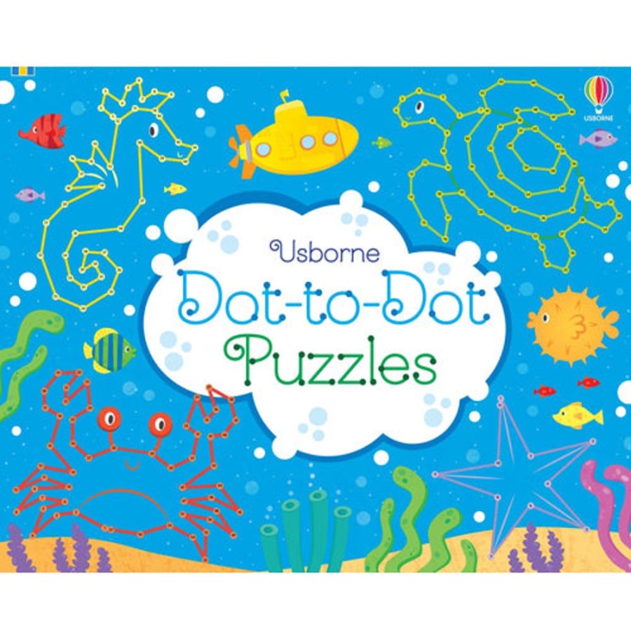 Toys & Games Usborne | Dot To Dot Drawing Pad