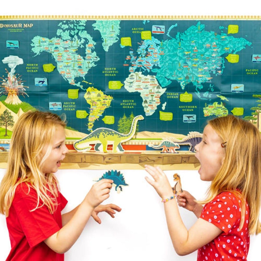 Educational Toys Clockwork Soldier | Dinosaur Timeline & World Map