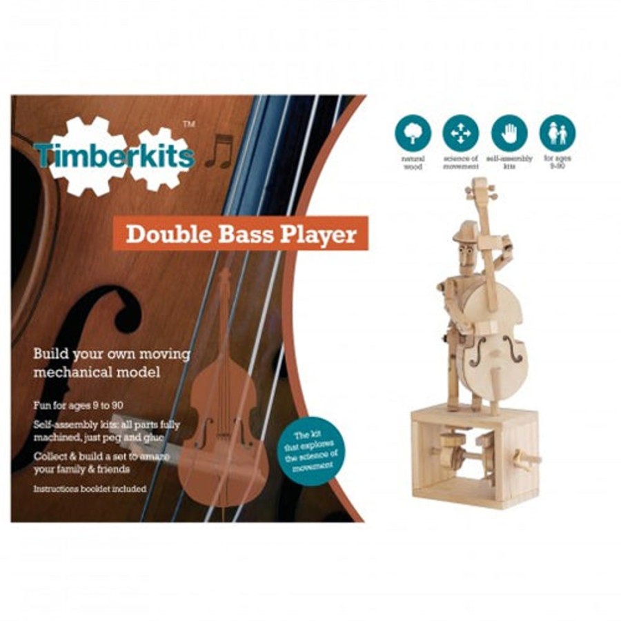 Educational Toys Timberkits | Wooden Double Bass Model