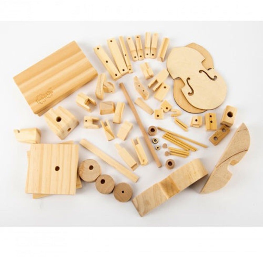 Educational Toys Timberkits | Wooden Double Bass Model