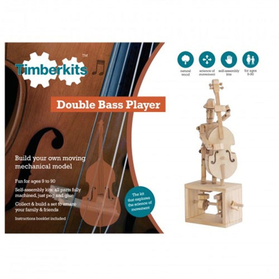 Arts & Crafts Timberkits | Wooden Double Bass Model