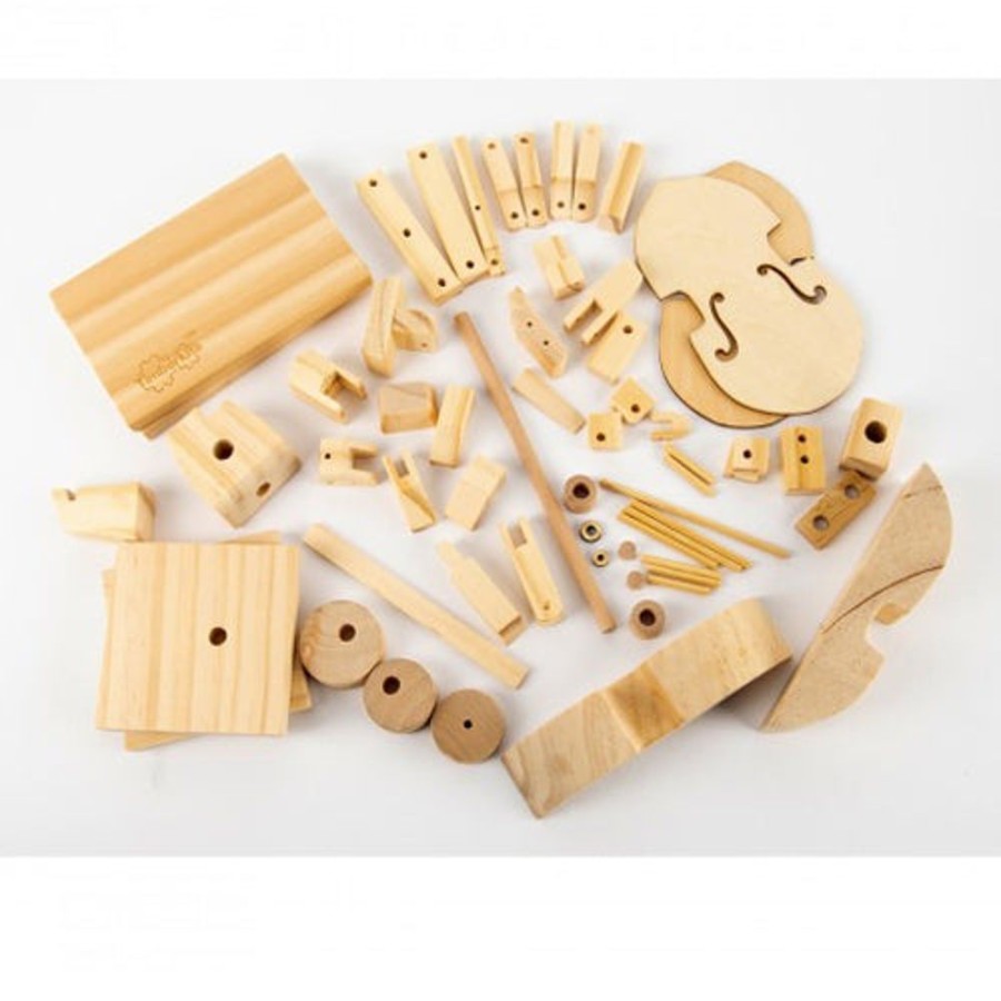 Arts & Crafts Timberkits | Wooden Double Bass Model