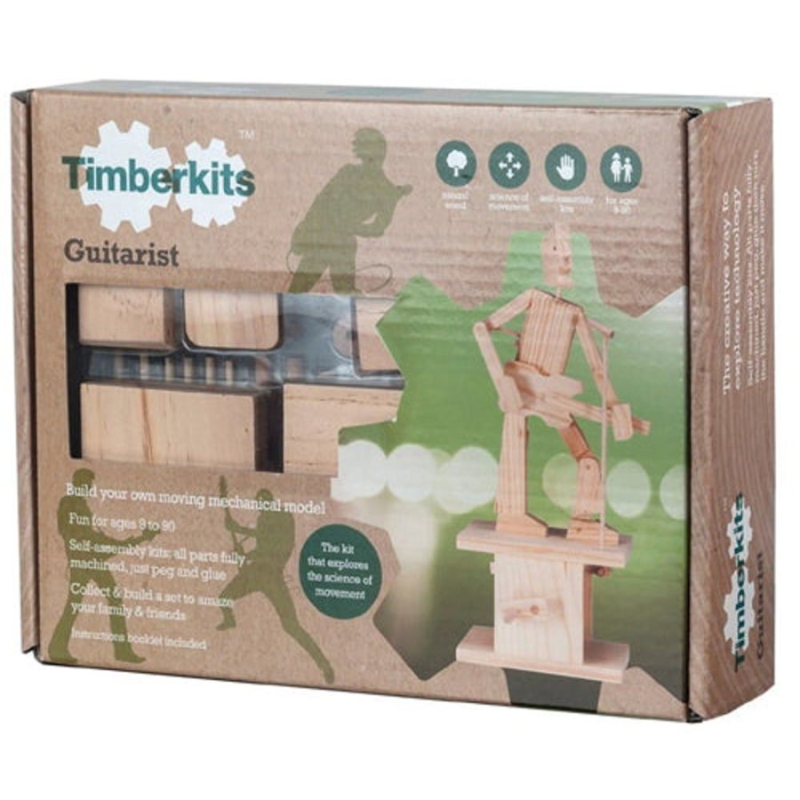 Educational Toys Timberkits | Wooden Guitarist Model