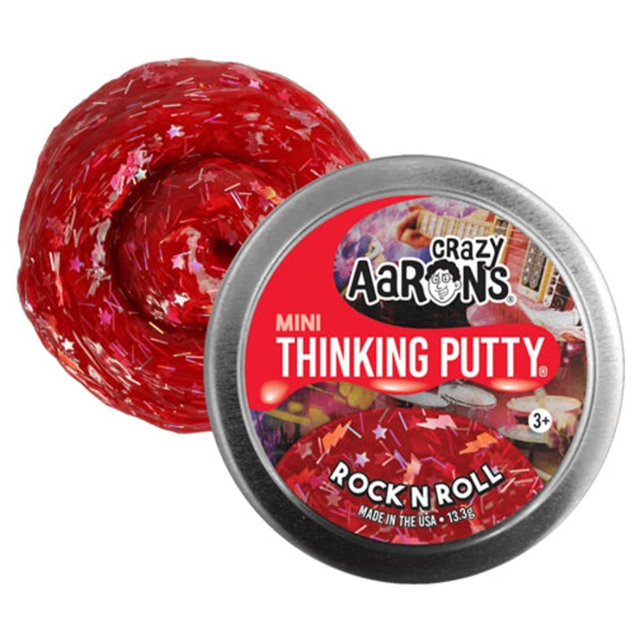 Toys & Games Crazy Aaron | Crazy Aaron'S Thinking Putty - Rock N Roll Mini Tin