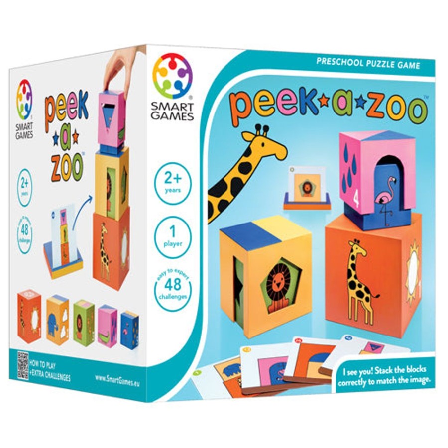 Toys & Games Smart Games | Peek A Zoo Cubes