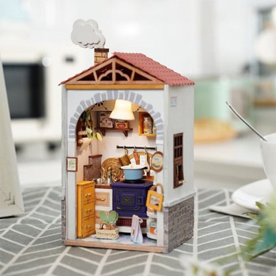 Wooden Toys Robotime | Flavour Kitchen Miniature House