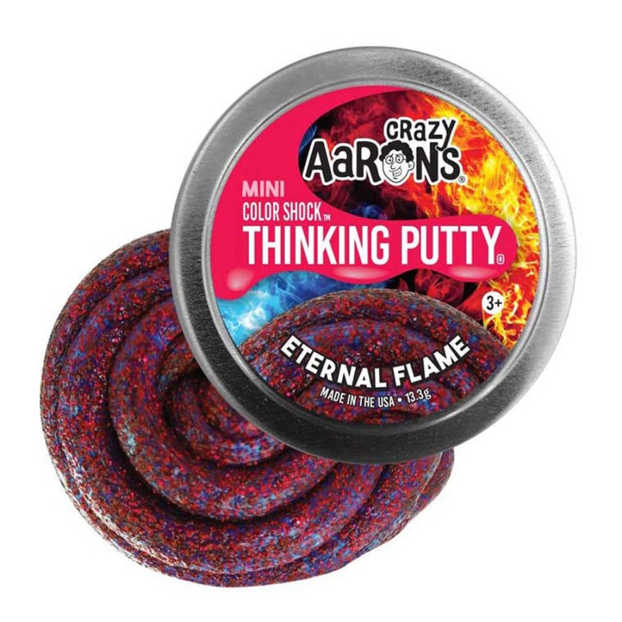 Toys & Games Crazy Aaron | Crazy Aaron'S Thinking Putty - Eternal Flame Mini Tin